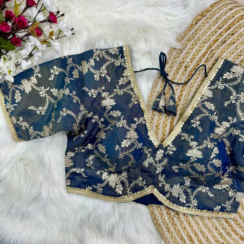 Rk Blouse Designer Banarasi Silk Blouse Wholesalers In Delhi
